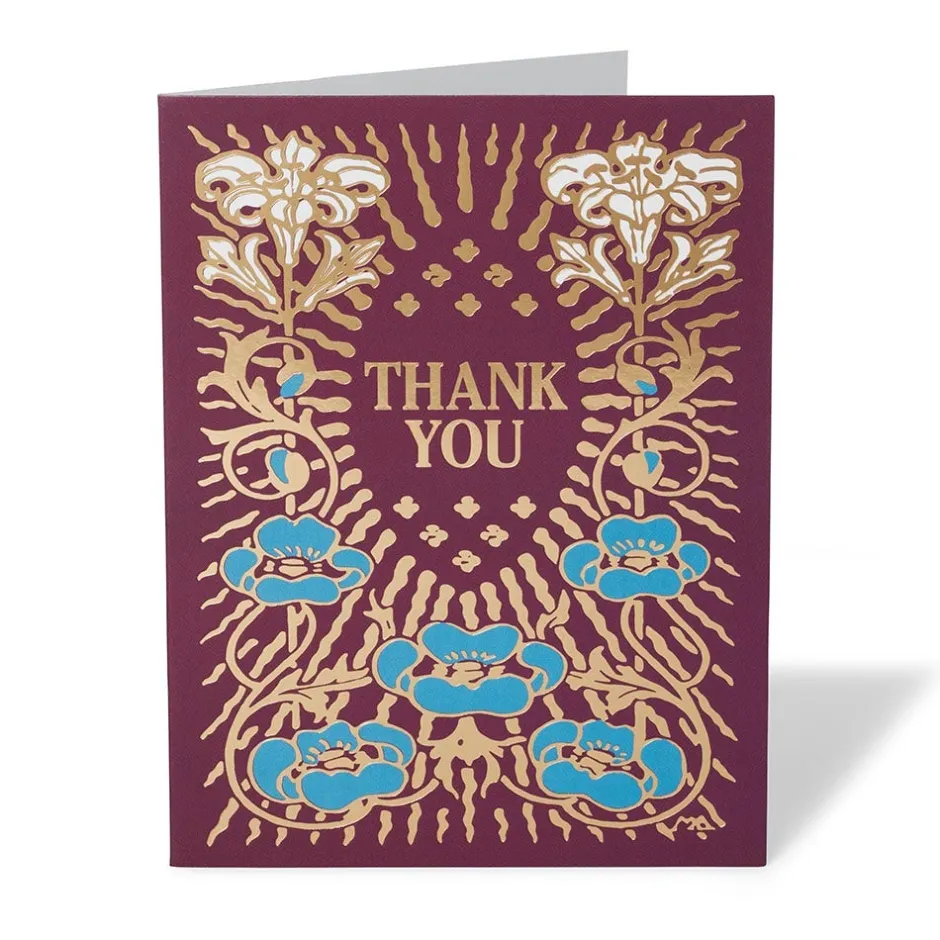 Online Gilded Book Covers Thank-You Cards Notecards & Correspondence