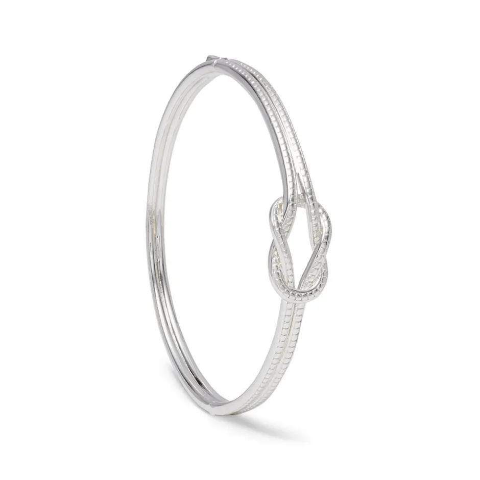 New Herakles Knot Hinged Bangle Bracelets