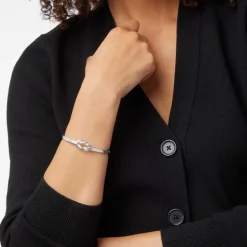 New Herakles Knot Hinged Bangle Bracelets