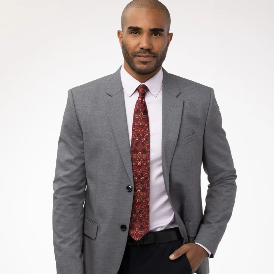 Online Indian Millefleurs Silk Necktie Small Accessories