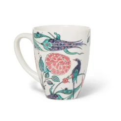 Outlet Iznik Garden Covered Mug with Tea Infuser Tableware