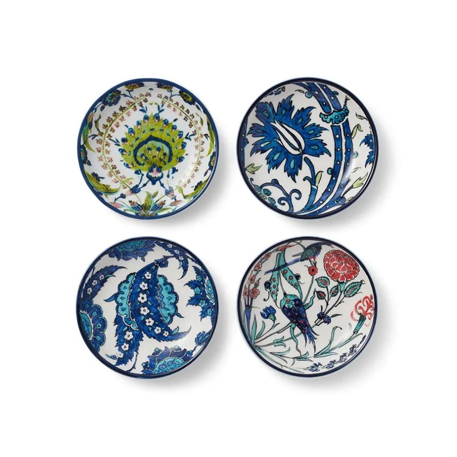 Clearance Iznik Garden Oil Cruet and Dipping Bowl Set Tableware