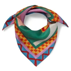 Sale Johnson Three Children Silk Neckerchief Scarves & Wraps