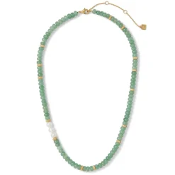 Hot Karavas Gems Aventurine Beaded Necklace Necklaces