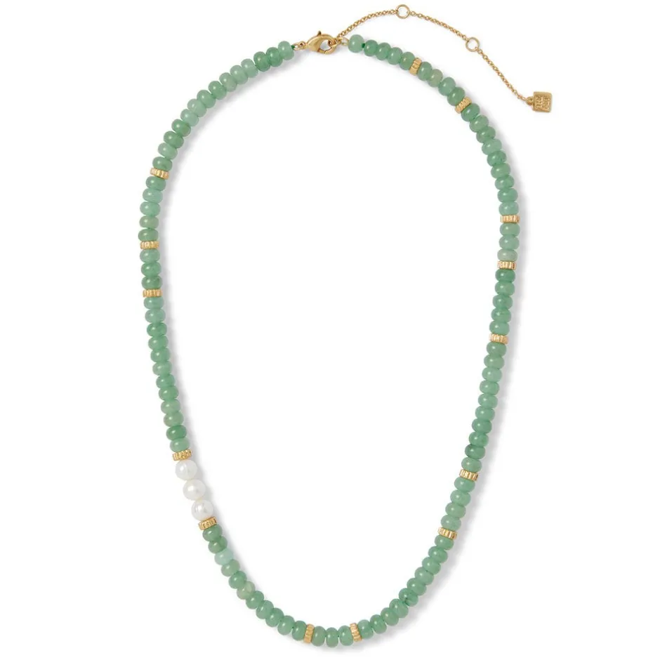 Hot Karavas Gems Aventurine Beaded Necklace Necklaces