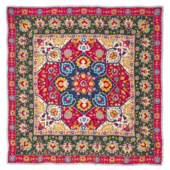 Online Kashan Carpet Square Scarf Scarves & Wraps
