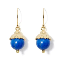 Lotus Bead Drop Earrings Earrings