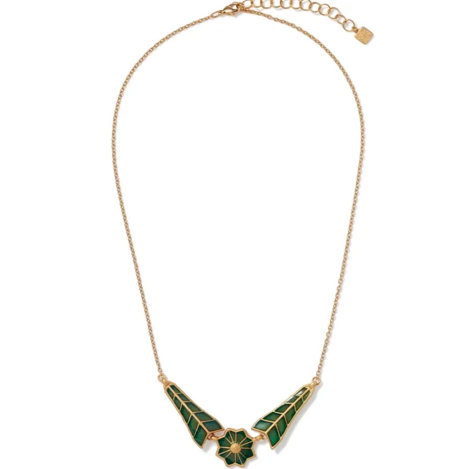 Online Lotus Pagoda Plique-à-Jour Pendant Necklace Necklaces