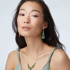 Online Lotus Pagoda Plique-à-Jour Pendant Necklace Necklaces