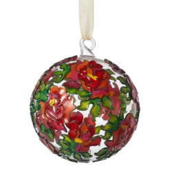 Sale Louis C. Tiffany Garden Landscape Cloisonné Ornament Set Ornaments