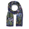 Best Louis C. Tiffany Irises Oblong Silk Scarf Scarves & Wraps