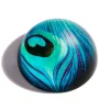 Louis C. Tiffany Peacock Feather Paperweight Office
