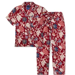 Lyon Floral Cotton Women's Pajamas Clothing