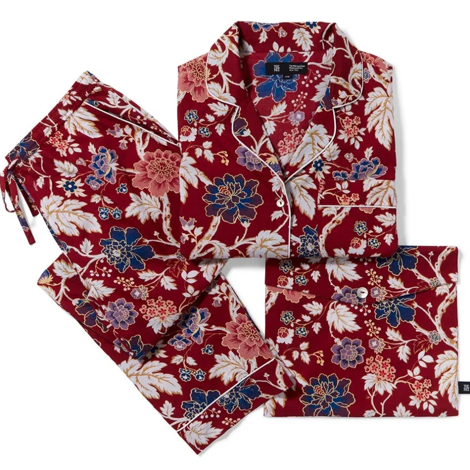 Lyon Floral Cotton Women's Pajamas Clothing