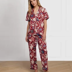 Lyon Floral Cotton Women's Pajamas Clothing