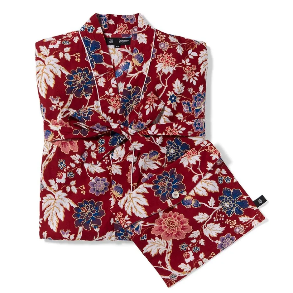 Clearance Lyon Floral Cotton Women's Robe Clothing