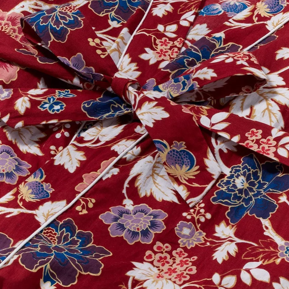 Clearance Lyon Floral Cotton Women's Robe Clothing