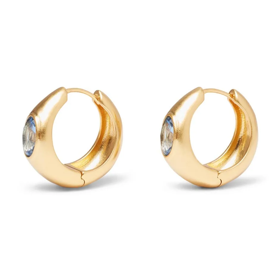 Sale Medieval Stone Hoop Earrings Earrings