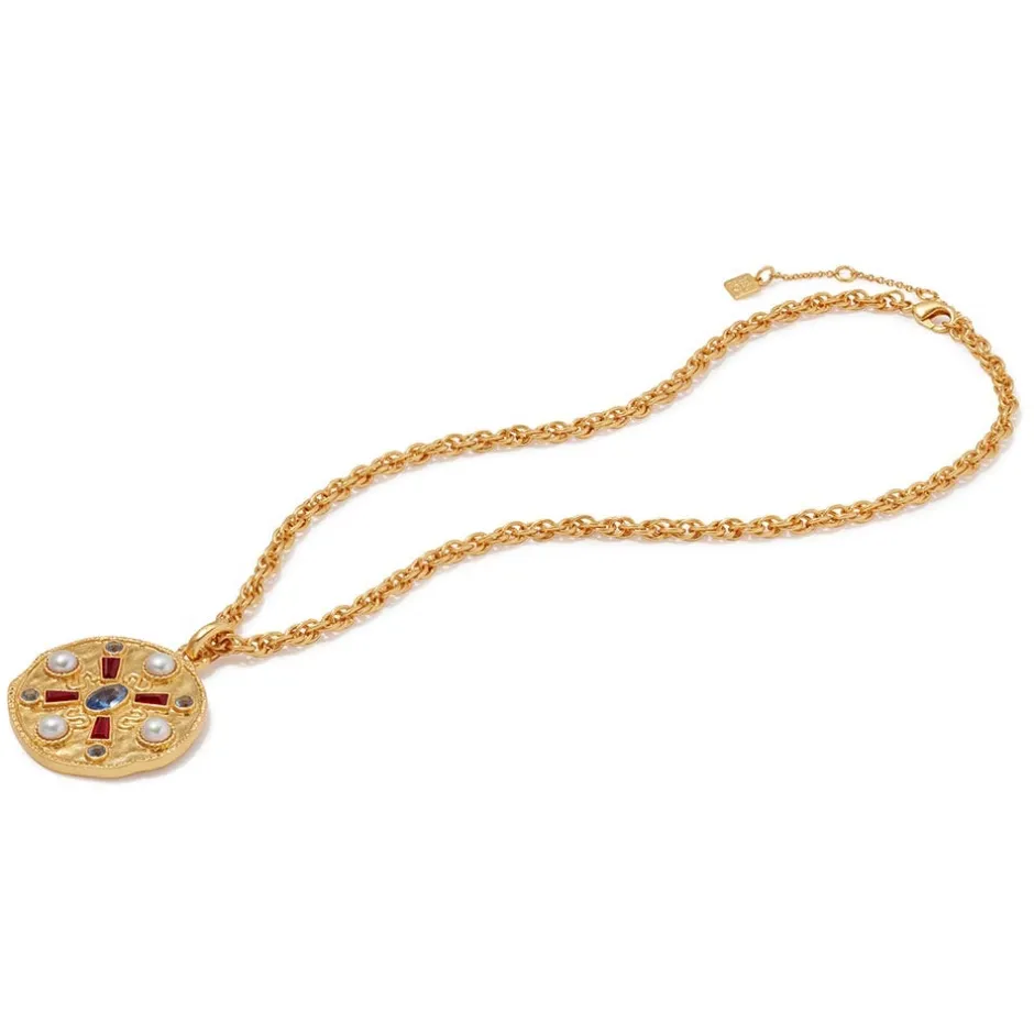 Best Medieval Stone Medallion Pendant Necklace Necklaces