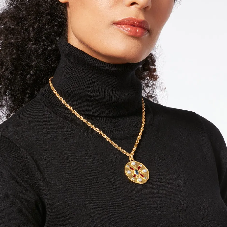 Best Medieval Stone Medallion Pendant Necklace Necklaces