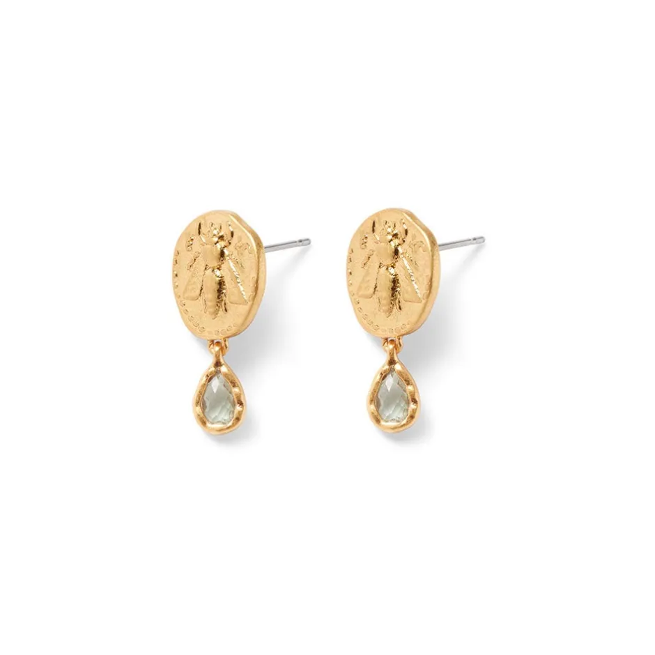 New Mediterranean Coin Stud Earrings Earrings