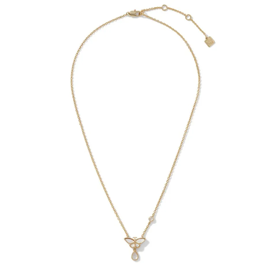Online Meiji Butterfly Pendant Necklace and Drop Earrings Set Jewelry Sets