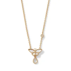 Online Meiji Butterfly Pendant Necklace and Drop Earrings Set Jewelry Sets