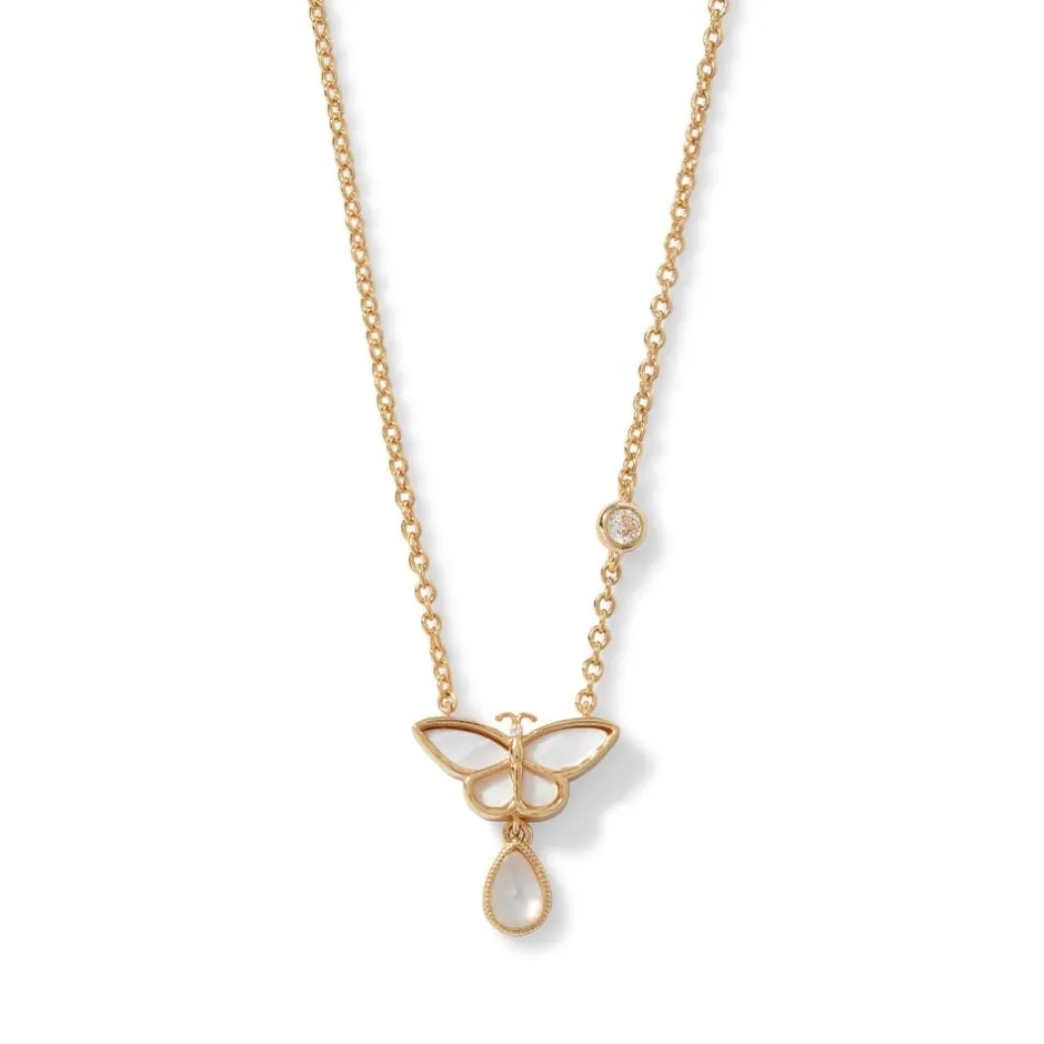 Online Meiji Butterfly Pendant Necklace and Drop Earrings Set Jewelry Sets