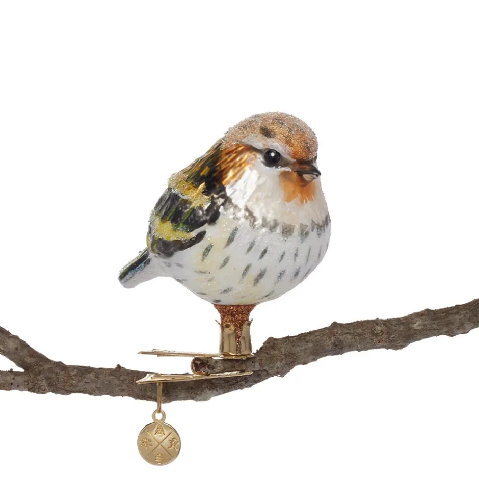 Clearance Met Birds Handmade Glass Ornament Set Ornaments