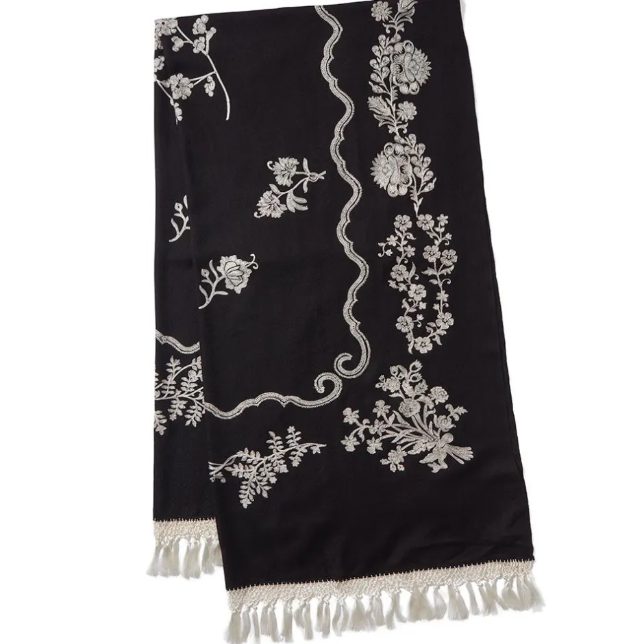 Outlet Met Florals Embroidered 50th Anniversary Shawl Scarves & Wraps