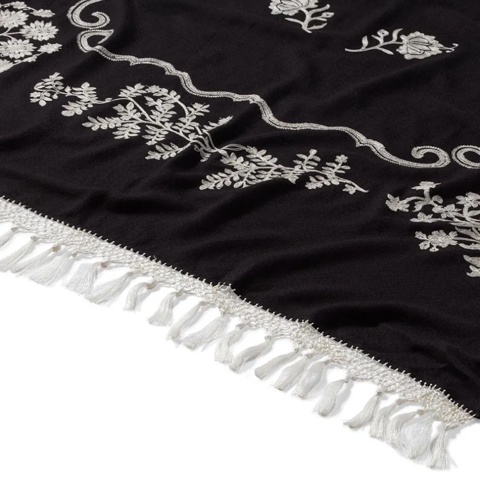 Outlet Met Florals Embroidered 50th Anniversary Shawl Scarves & Wraps