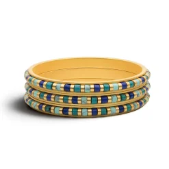 Outlet Middle Kingdom Cylindrical Bead Bangles Bracelets