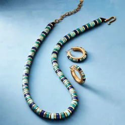 Online Middle Kingdom Cylindrical Bead Earrings Earrings