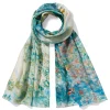 Monet Garden at Argenteuil Oblong Silk Scarf Scarves & Wraps