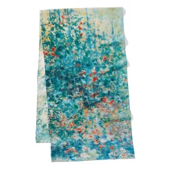 Monet Garden at Argenteuil Oblong Silk Scarf Scarves & Wraps