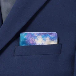 Sale Monet Morning on the Seine Silk Pocket Square Small Accessories