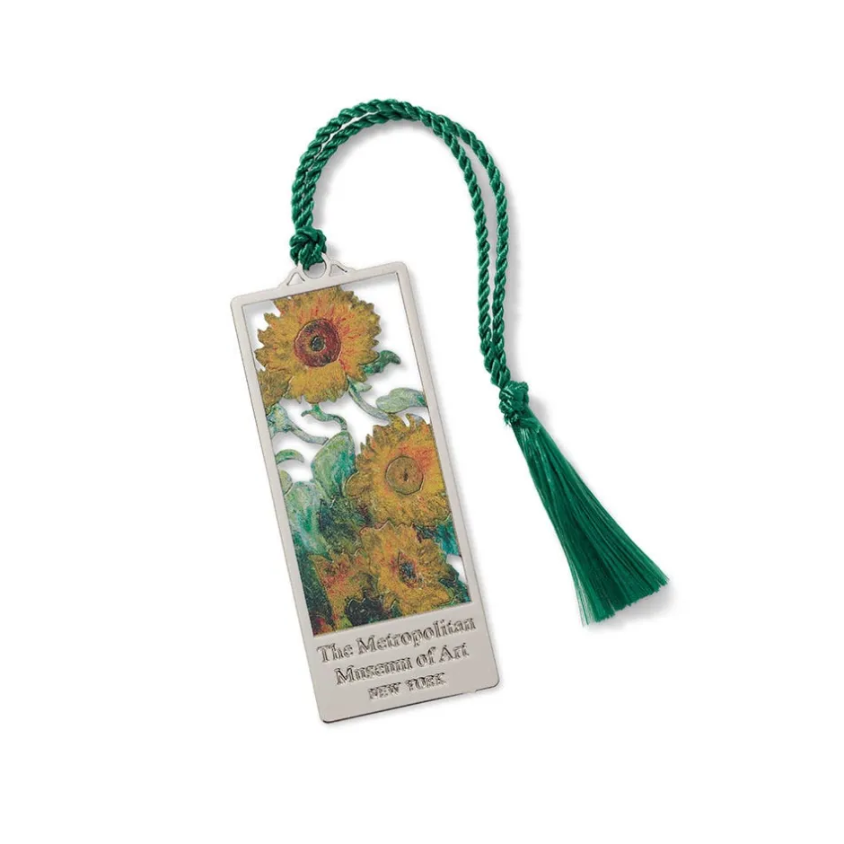 Hot Monet Sunflowers Bookmark Office