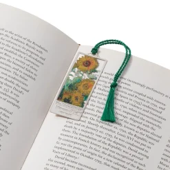 Hot Monet Sunflowers Bookmark Office
