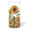 New Monet Sunflowers Glass Vase Tableware|Decorative Accents