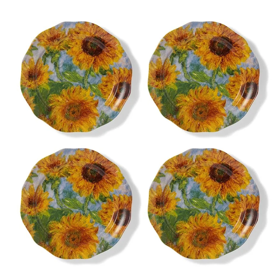 Best Monet Sunflowers Side Plate Set Tableware