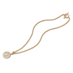 Hot Mother-of-Pearl Mosaic T-Bar Pendant Necklace Necklaces