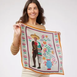 Hot Mérida Saltillo Dress Silk Neckerchief Scarves & Wraps