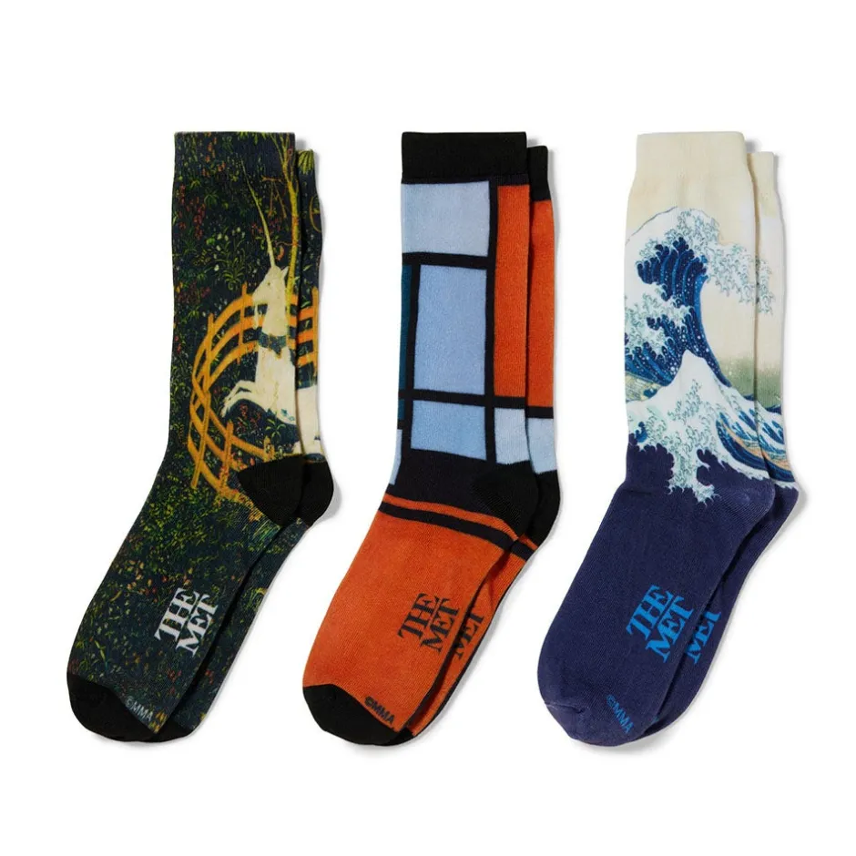 Sale Museum Favorites Men's Gift-Boxed Sock Set Small Accessories