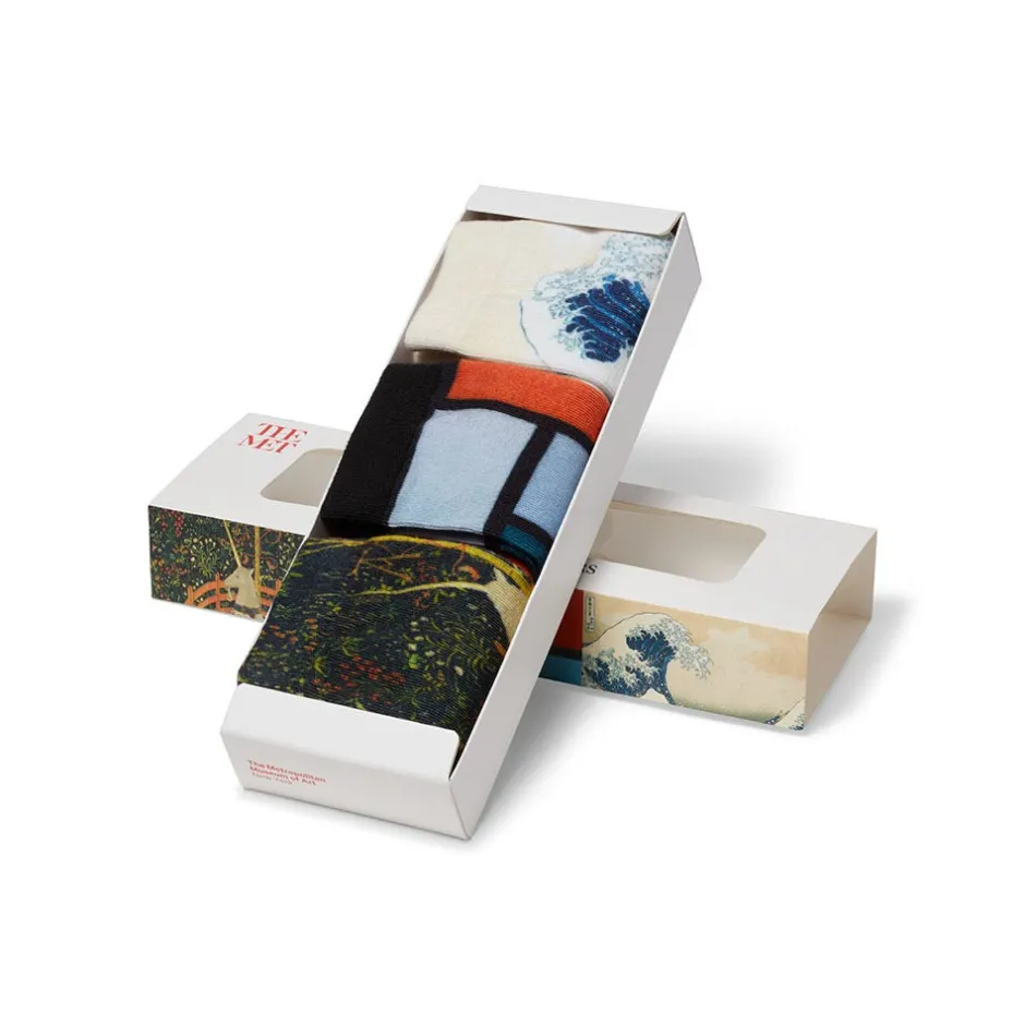 Sale Museum Favorites Men's Gift-Boxed Sock Set Small Accessories