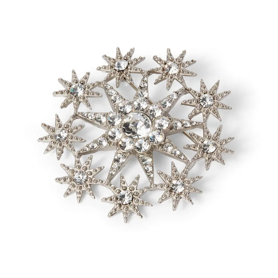 Outlet Ottoman Star Antiqued Silver Brooch Pins & Brooches