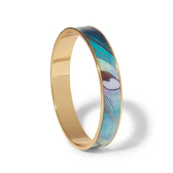 Best Peacock Feather Enamel Bangle Bracelets