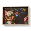 Hot Peeters Bouquet of Flowers Lacquer Tray Tableware|Decorative Accents