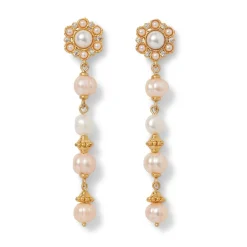 Hot Philippine Pearl Linear Drop Earrings Earrings