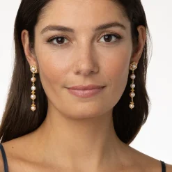 Hot Philippine Pearl Linear Drop Earrings Earrings