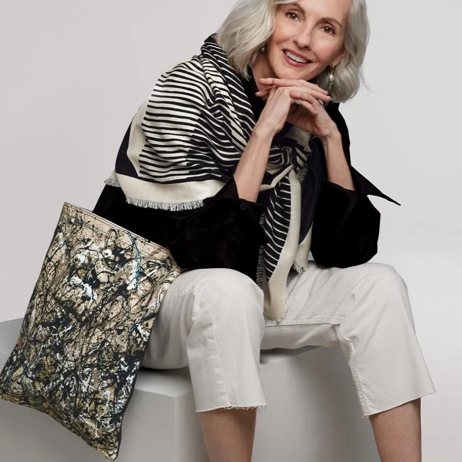 Online Pollock Autumn Rhythm (Number 30) Tote Bags